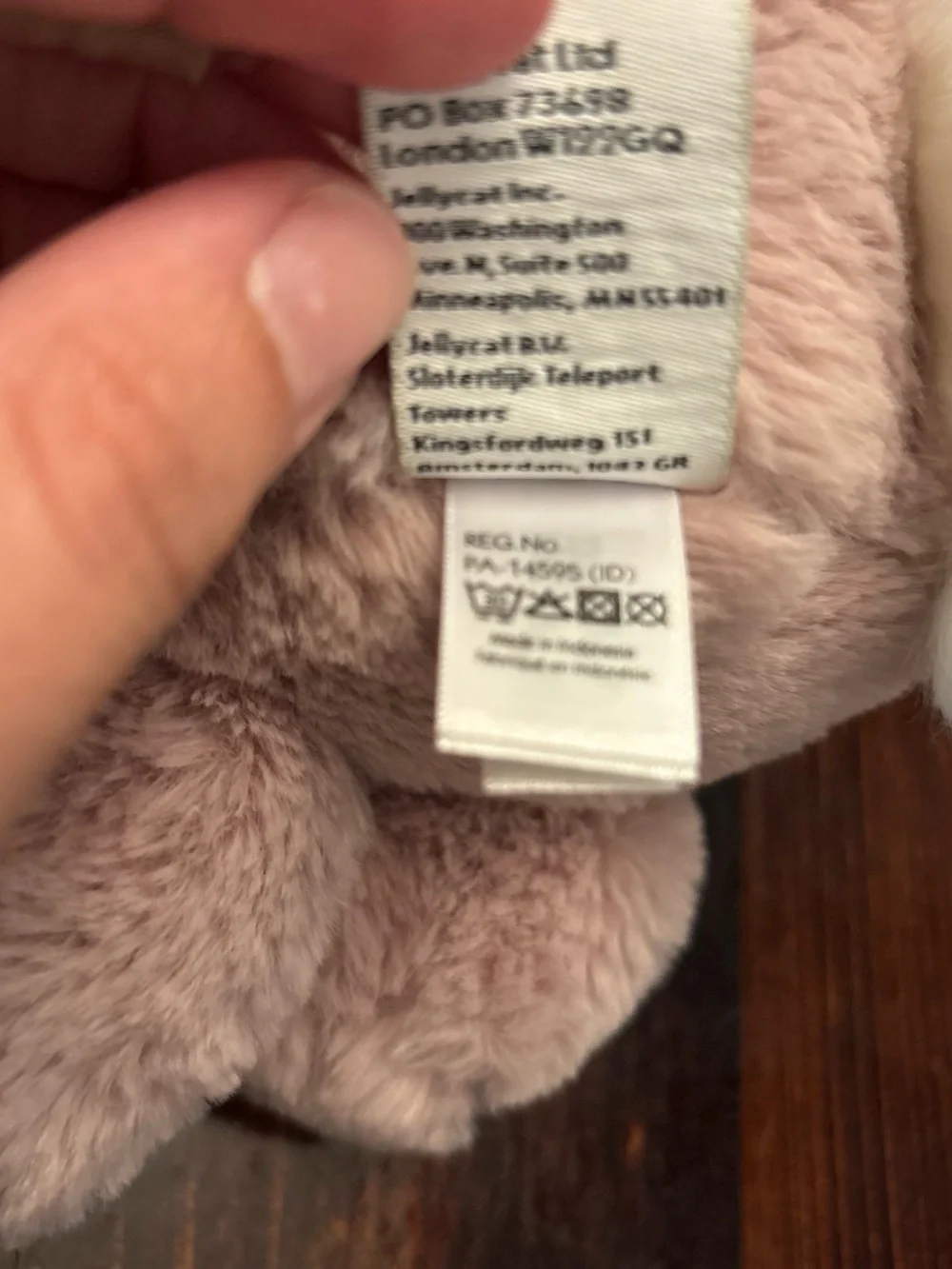 Jellycat Blush Pink Bashful Bunny Plush